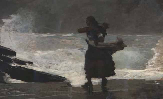 Winslow Homer The Gale (mk44) Norge oil painting art